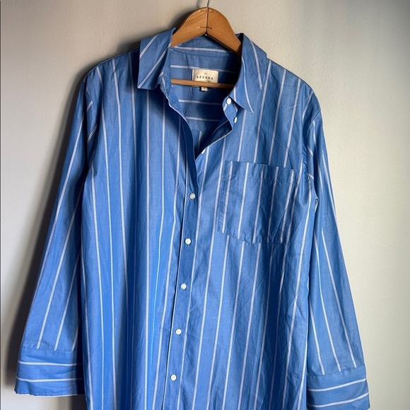 Sézane Tymea Midi Shirt Dress FR38/US6 - Picture 8 of 13